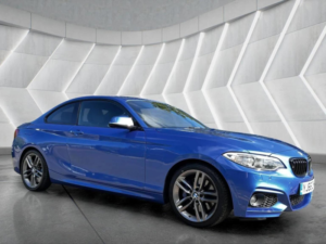 2016 BMW 2 Series 2.0 220d M Sport Auto Euro 6 (s/s) 2dr in Blue — image 3