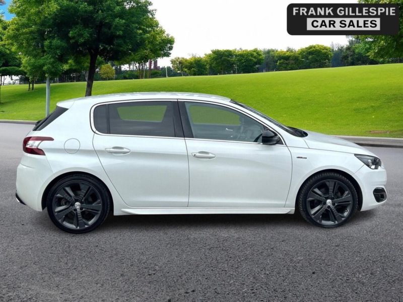 2016 Peugeot 308 1.2 Puretech Gt Line Euro 6 (s/s) 5dr in White — image 1
