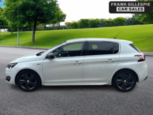2016 Peugeot 308 1.2 Puretech Gt Line Euro 6 (s/s) 5dr in White — image 2