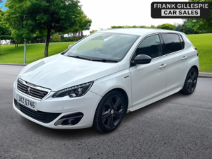 2016 Peugeot 308 1.2 Puretech Gt Line Euro 6 (s/s) 5dr in White — image 3