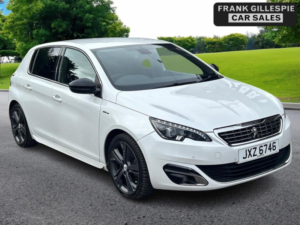2016 Peugeot 308 1.2 Puretech Gt Line Euro 6 (s/s) 5dr in White — image 4