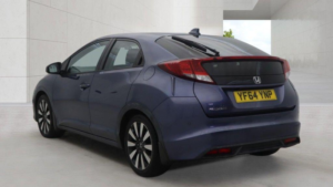 2014 Honda Civic 1.8 I-Vtec Se Plus Auto Euro 5 5dr in Blue — image 3