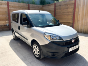 2018 Fiat Doblo 3 SEAT Petrol Wheelchair Accessible Disabled Access Vehicle Wav in Grey — image 4