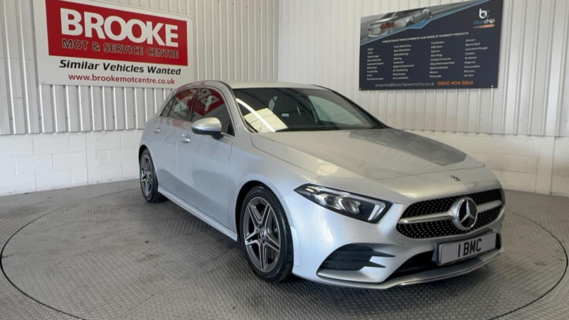 2018 Mercedes-Benz A Class 2.0 A250 Amg Line 7g-Dct Euro 6 (s/s) 5dr in Silver — image 1