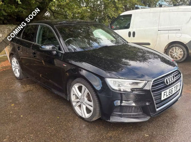 2016 Audi A3 2.0 Tdi S Line Sportback 5dr Diesel Manual Euro 6 (s/s) (150 Ps) in Black — image 1