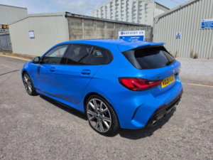 2020 BMW 1 Series 2.0 M135i Auto Xdrive Euro 6 (s/s) 5dr in Blue — image 4