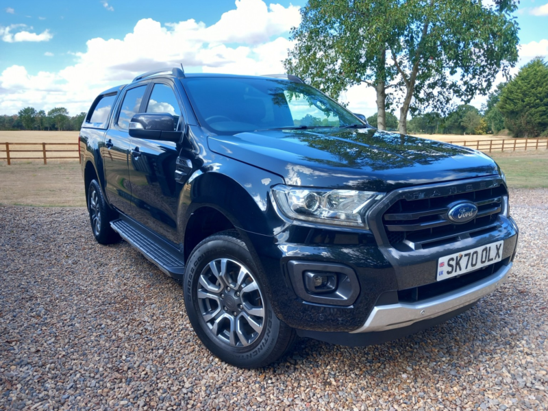 2020 Ford Ranger 2.0 Ecoblue Wildtrak in Black — image 1