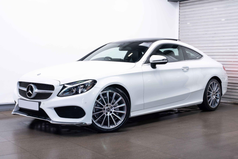 2017 Mercedes-Benz C Class 2.1 C220d Amg Line (premium) G-Tronic+ Euro 6 (s/s) 2dr in White — image 1