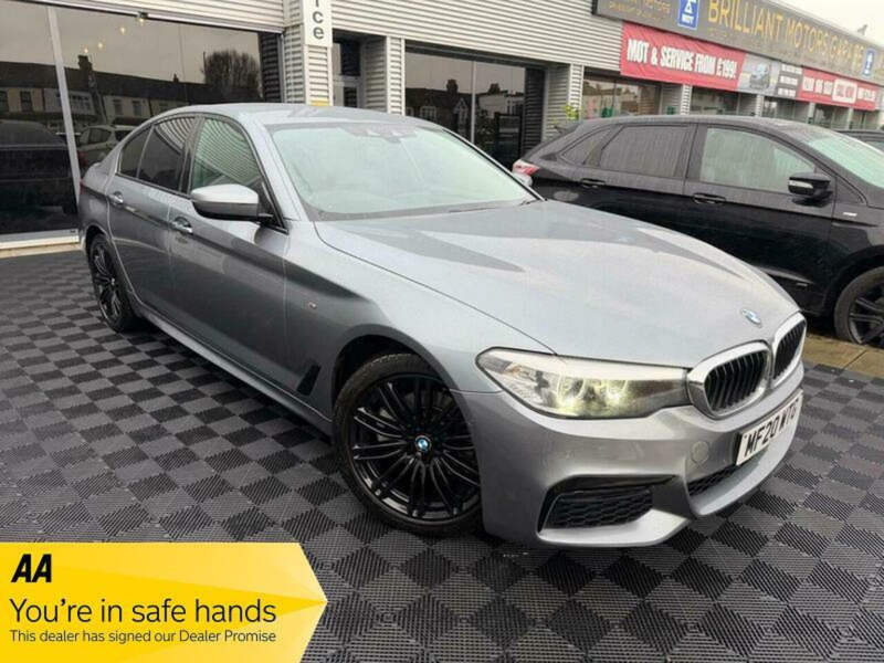 2020 BMW 5 Series 2.0 520d Mht M Sport Auto Xdrive Euro 6 (s/s) 4dr in Blue — image 1
