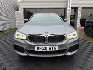 2020 BMW 5 Series 2.0 520d Mht M Sport Auto Xdrive Euro 6 (s/s) 4dr in Blue — image 3