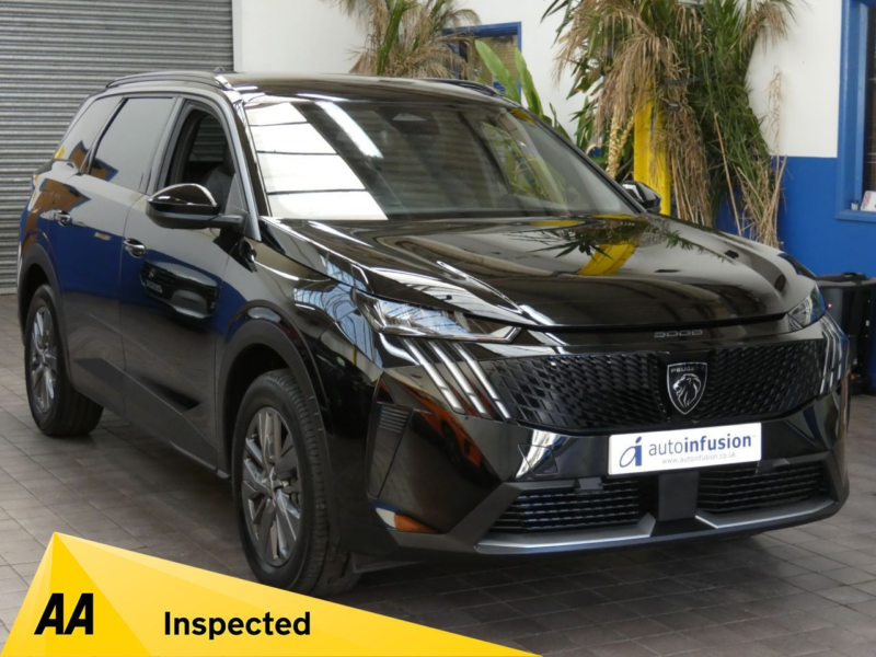 2025 Peugeot 5008 1.2 Allure SUV 5dr Petrol Hybrid E-Dsc6 Euro 6 (s/s) (145 Ps) in Black — image 1