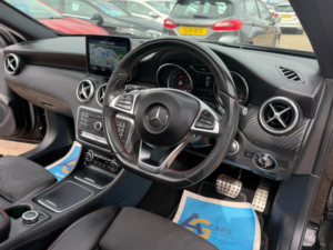 2017 Mercedes-Benz A Class 1.5 A180d Amg Line (premium Plus) 7g-Dct Euro 6 (s/s) 5dr in Black — image 2