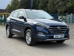 2017 Hyundai Tucson 1.6 Gdi Blue Drive Se SUV 5dr Petrol Manual Euro 6 (s/s) (132 Ps) in Blue — image 3