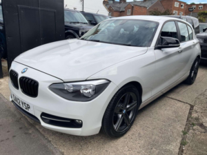 2012 BMW 1 Series 1.6 116i Sport Euro 5 (s/s) 5dr in White — image 5