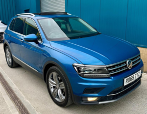 2019 Volkswagen Tiguan 1.5 Tsi Evo Sel DSG Euro 6 (s/s) 5dr in Blue — image 3