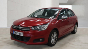 2015 Citroen C4 1.6 Bluehdi Flair Euro 6 (s/s) 5dr in Red — image 2