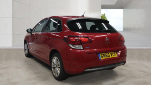 2015 Citroen C4 1.6 Bluehdi Flair Euro 6 (s/s) 5dr in Red — image 3