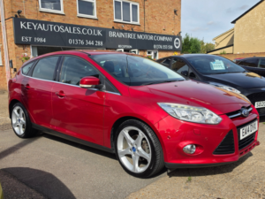 2014 Ford Focus 1.0t Ecoboost Titanium X Hatchback 5dr Petrol Manual Euro 5 (s/s) (125 Ps) in Red — image 2