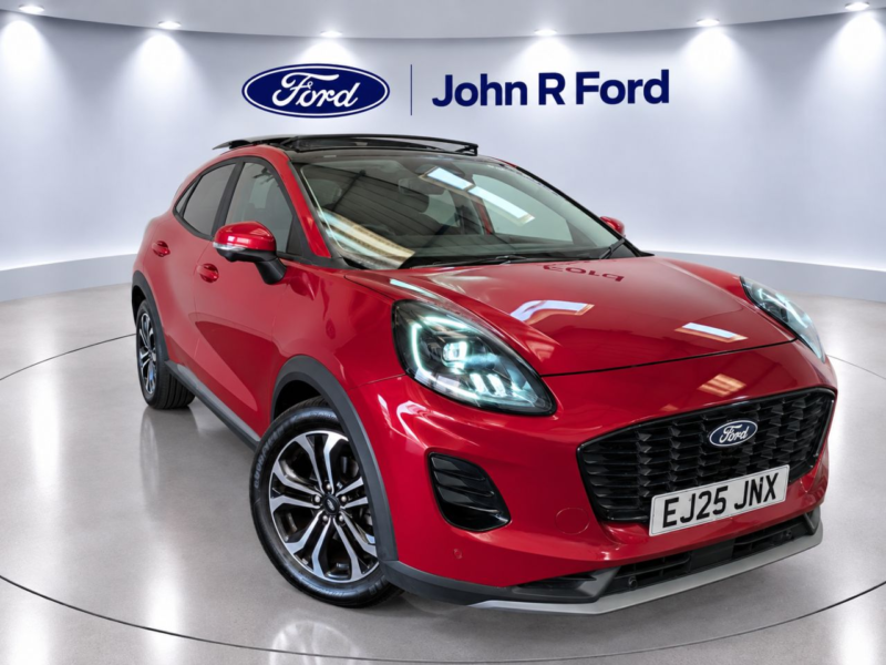 2025 Ford Puma 1.0t 125ps Mhev Titanium in Red — image 1
