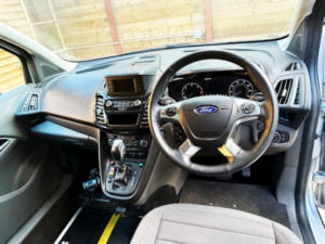 2019 Ford Grand Tourneo Connect 3 SEAT Side Entry Passenger Up Front Wheelchair Accessible Vehicle in Silver — image 2