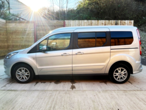 2019 Ford Grand Tourneo Connect 3 SEAT Side Entry Passenger Up Front Wheelchair Accessible Vehicle in Silver — image 6