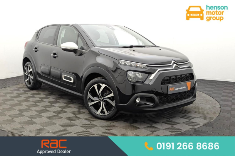 2023 Citroen C3 1.2 Puretech Shine Plus Hatchback 5dr Petrol Manual Euro 6 (s/s) (110 Ps) in Black — image 1