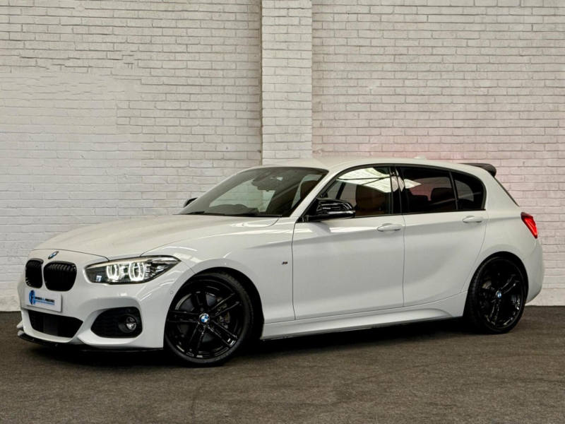 2017 BMW 1 Series 2.0 118d M Sport Shadow Edition Auto Euro 6 (s/s) 5dr in White — image 1