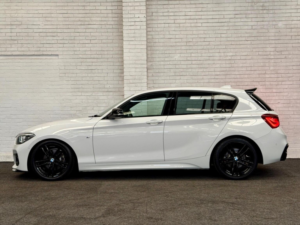 2017 BMW 1 Series 2.0 118d M Sport Shadow Edition Auto Euro 6 (s/s) 5dr in White — image 4