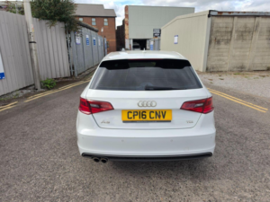 2016 Audi A3 2.0 Tdi S Line Sportback Euro 6 (s/s) 5dr (nav) in White — image 5
