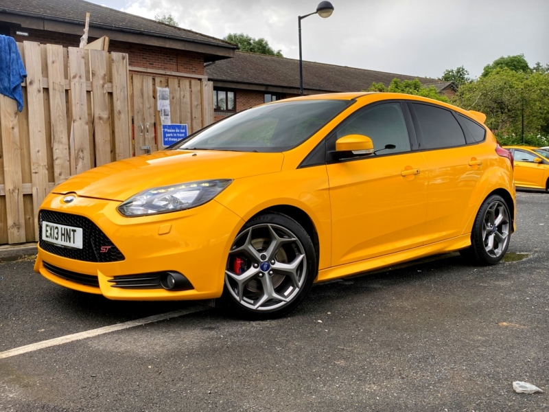 2013 Ford Focus St-3 2.0 Ecoboost - 45,400 Miles - Fsh - Unmodified - Full Recaro Leather, Xenons - Tangerine Scream in Yellow — image 1