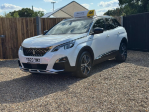 2020 Peugeot 3008 1.5 Bluehdi Gt Line Eat Euro 6 (s/s) 5dr in White — image 3