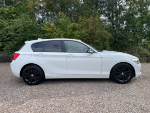 2018 BMW 1 Series 1.5 118i Sport Euro 6 (s/s) 5dr in White — image 5