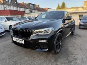 2018 BMW X4 2.0 M Sport X Drive Red Leather Seats Verified Miles Fresh Import Finance Avb in Black — image 2