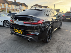 2018 BMW X4 2.0 M Sport X Drive Red Leather Seats Verified Miles Fresh Import Finance Avb in Black — image 5