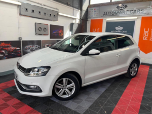 2017 Volkswagen Polo 1.2 Tsi Match Edition Euro 6 (s/s) 3dr in White — image 5