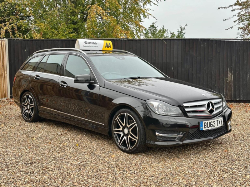 2013 Mercedes-Benz C Class 2.1 C220 Cdi Amg Sport Plus G-Tronic+ Euro 5 (s/s) 5dr in Black — image 1