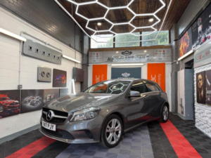 2017 Mercedes-Benz A Class 1.5 A180d Sport (executive) 7g-Dct Euro 6 (s/s) 5dr in Grey — image 3