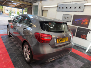 2017 Mercedes-Benz A Class 1.5 A180d Sport (executive) 7g-Dct Euro 6 (s/s) 5dr in Grey — image 5