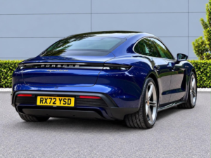 2022 Porsche Taycan Performance Plus 93.4kwh Turbo Auto 4WD 4dr (11kw Charger) in Blue — image 6