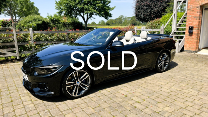 2019 BMW 4 Series 3.0 435d Xdrive M Sport Convertible in Black — image 1