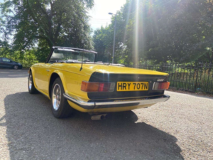 1975 Triumph Tr6 2.5 2.5 Pi 2d in Yellow — image 3
