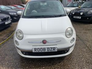 2008 Fiat 500 1.3 Multijet Lounge Euro 4 3dr in White — image 2