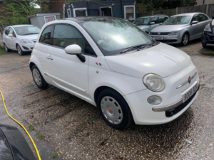 2008 Fiat 500 1.3 Multijet Lounge Euro 4 3dr in White — image 3