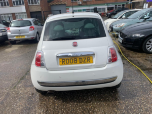 2008 Fiat 500 1.3 Multijet Lounge Euro 4 3dr in White — image 6