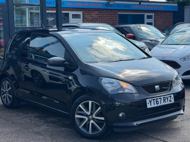 2017 SEAT Mii 1.0 12v Fr Line Euro 6 3dr in Black — image 1