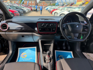 2017 SEAT Mii 1.0 12v Fr Line Euro 6 3dr in Black — image 2