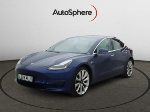 2019 Tesla Model 3 (dual Motor) Performance Auto 4wde 4dr (performance Upgrade) in Blue — image 2