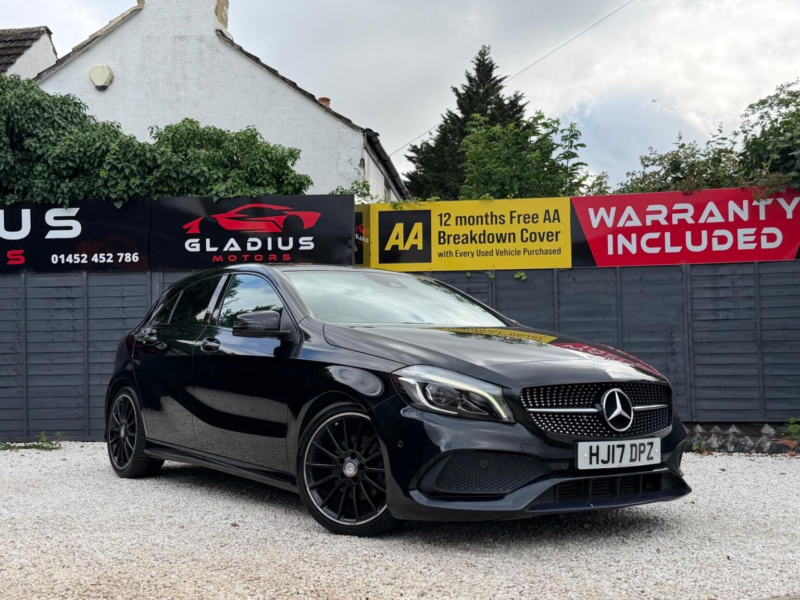 2017 Mercedes-Benz A Class 2.1 A200d Amg Line (premium Plus) 7g-Dct Euro 6 (s/s) 5dr in Black — image 1