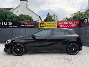 2017 Mercedes-Benz A Class 2.1 A200d Amg Line (premium Plus) 7g-Dct Euro 6 (s/s) 5dr in Black — image 5