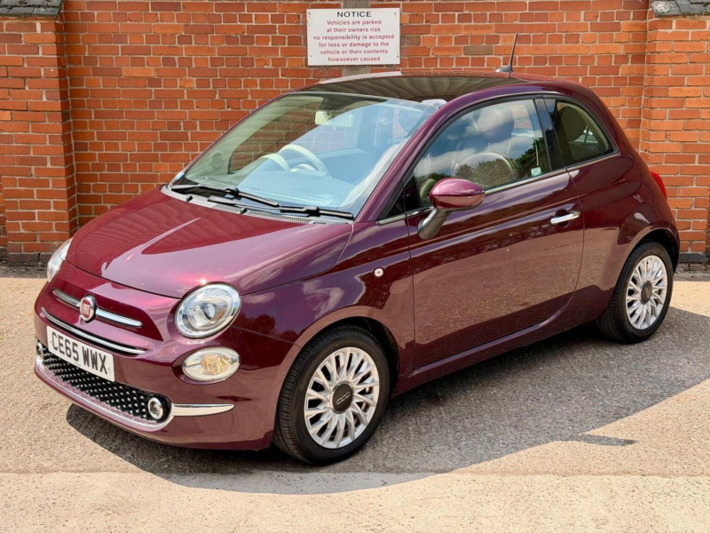 2015 Fiat 500 0.9 Twinair Lounge Euro 6 (s/s) 3dr in Red — image 1